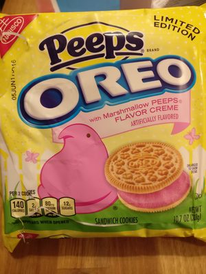 Oreo cookies peeps 1x10.7 oz