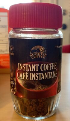Sunrise coffre instant coffee